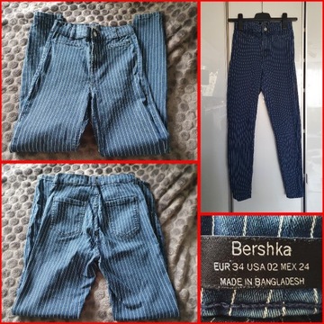 Spodnie Bershka, rozmiar 34