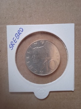 Moneta 1957 10 schilling
