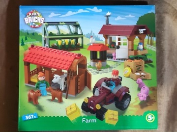 Klocki Kid's Bricks Farma 367 elementów jak lego