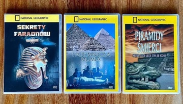 3xDVD National Geographic - Tajemnice Egiptu