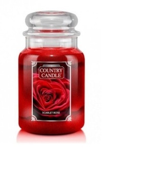 Scarlet Rose Country Candle Unikat duza 680g