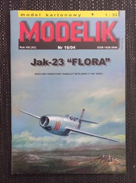 Modelik 2004/16 JAK-23 FLORA + LASERY