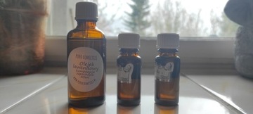 Zestaw olejków zapachowych lawenda melisa maciejka