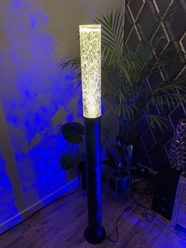 LAMPA OGRODOWA BĄBELKOWA LED RGBW