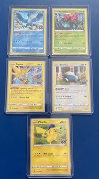 5 Kart Pokemon GO mint(koszulka+toploader)