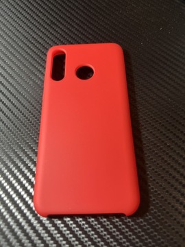 Etui Huawei P30 lite, czerwone ! Mikrofibra!