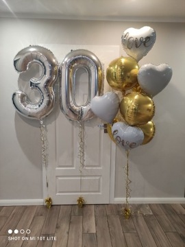 Zestaw balonowy na 30 urodziny