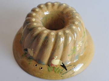 Forma do pieczenia ceramiczna ręcznie zdobiona