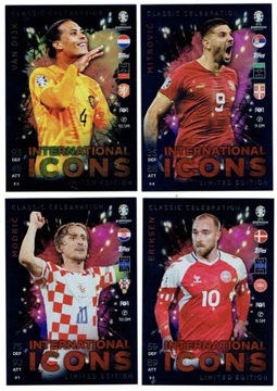 KOMPLET 4 LIMITED INTERNATIONAL ICONS EURO GERMANY 2024