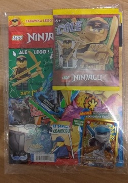 Komiks Ninjago 12/2022 + figurka Cole +złota karta