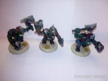 3 pomalowanych ork nobz