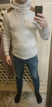 Sweter męskie z kapturem rozmiar XL