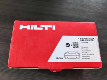 Okazja !!! Akumulator  hilti Nuron B 22-170 