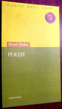 Józef Baka, Poezje