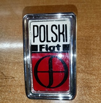 Emblemat POLSKI FIAT Fiat 126p NOWY ORYGINAŁ z PRL