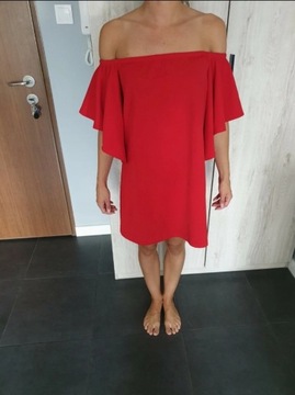 Czerwona sukienka hiszpanka Maare