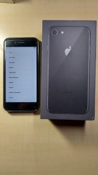 Apple iPhone 8 obudowa 64 gb czarny