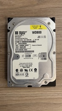 Dysk Twardy Western Digital WD800BB-00DKA0 80GB