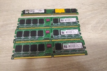 Zestaw 4 ko ści  RAM DDR 2, 512 MB, 1 GB