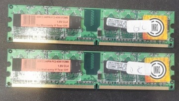 Pamięć RAM 1024MB (2x512 MB) DDR2 IMRO