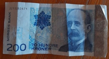 Banknot 200 koron norweskich wycofany z obiegu 
