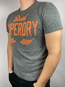 T-shirt SuperDry - Kolor: Szary (Rozmiar L)