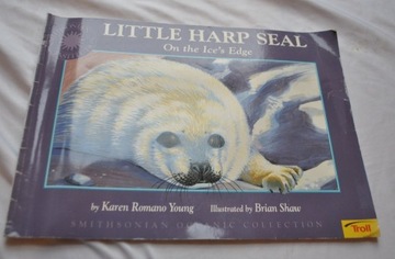 LITTLE HARP SEAL ON THE ICE'S EDGE YOUNG TROLL