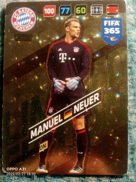 Manuel Neuer limited edition FIFA 365 Panini 