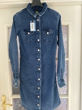 Sukienka jeans , pepe jeans , nowa , S 