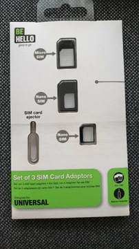 Adapter karta sim nano micro szpilka przejściówka