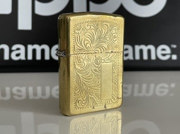 Zapalniczka Zippo 1991 Venetian dwustronna mosiądz