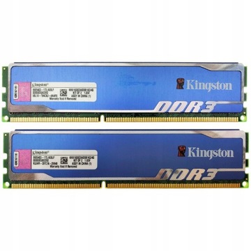 Kingston HyperX DDR3, 4GB (2X2GB), 1600MHz