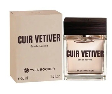 Yves Rocher - woda toaletowa Cuir Vétiver 50ml.