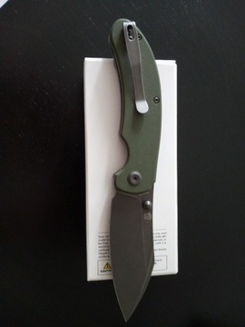 Nóż Kansept Nesstreet olive green 154CM stal