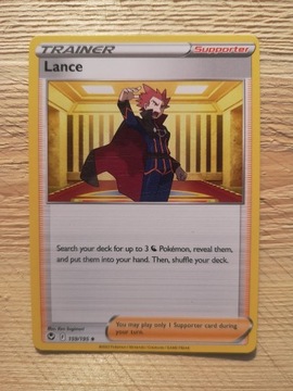 Karty pokemon Trener Lance 159/195