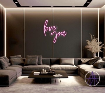 Neon Flex Napis „Love You”