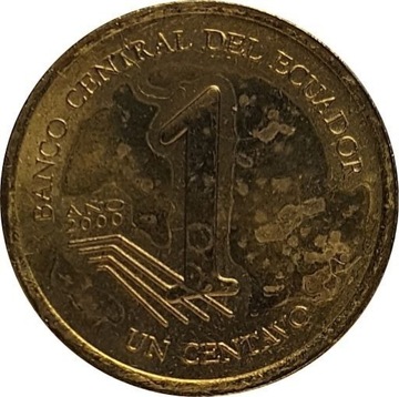 Ekwador 1 centavo 2000, KM#104