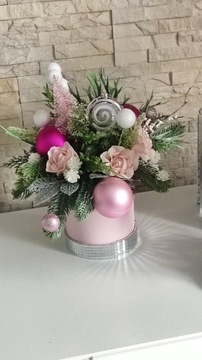Flower box świąteczny 