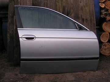 Drzwi przednie BMW E39, kolor srebrny