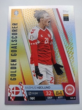 Match Attax Euro 2024 Golden Goalscorer Hojlund 