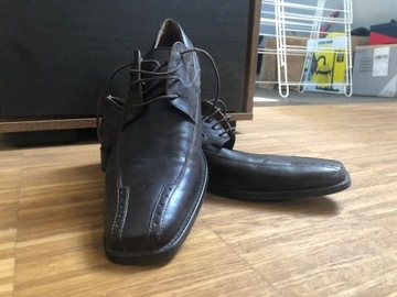 BUTY PÓŁBUTY SKÓRZANE MĘSKI ROZ 45/46 Ludwig Gortz