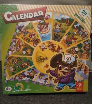 Calendar 24 puzzle Trefl to wspaniała zabawa. 