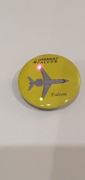 Świecąca oznaka Dassault Falcon 