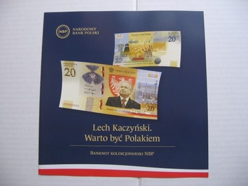 folder Lech Kaczyński Warto być Polakiem j.pol