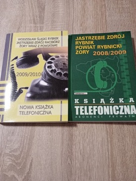 Książka telefoniczna 2 sztuki 