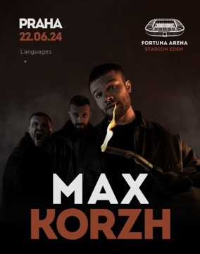 Max Korzh Praha 22.06.2024 FANZONE 1 bilet