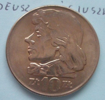 10 złotych 1966 Kościuszko. St. 1