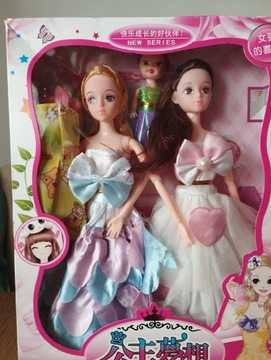 Zestaw lalek księżniczek Barbie 