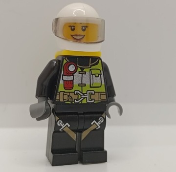 Figurka Lego City cty0640 strażak fire (kobieta)