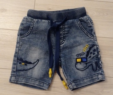 Krótkie spodenki jeansowe 12-18 miesięcy
